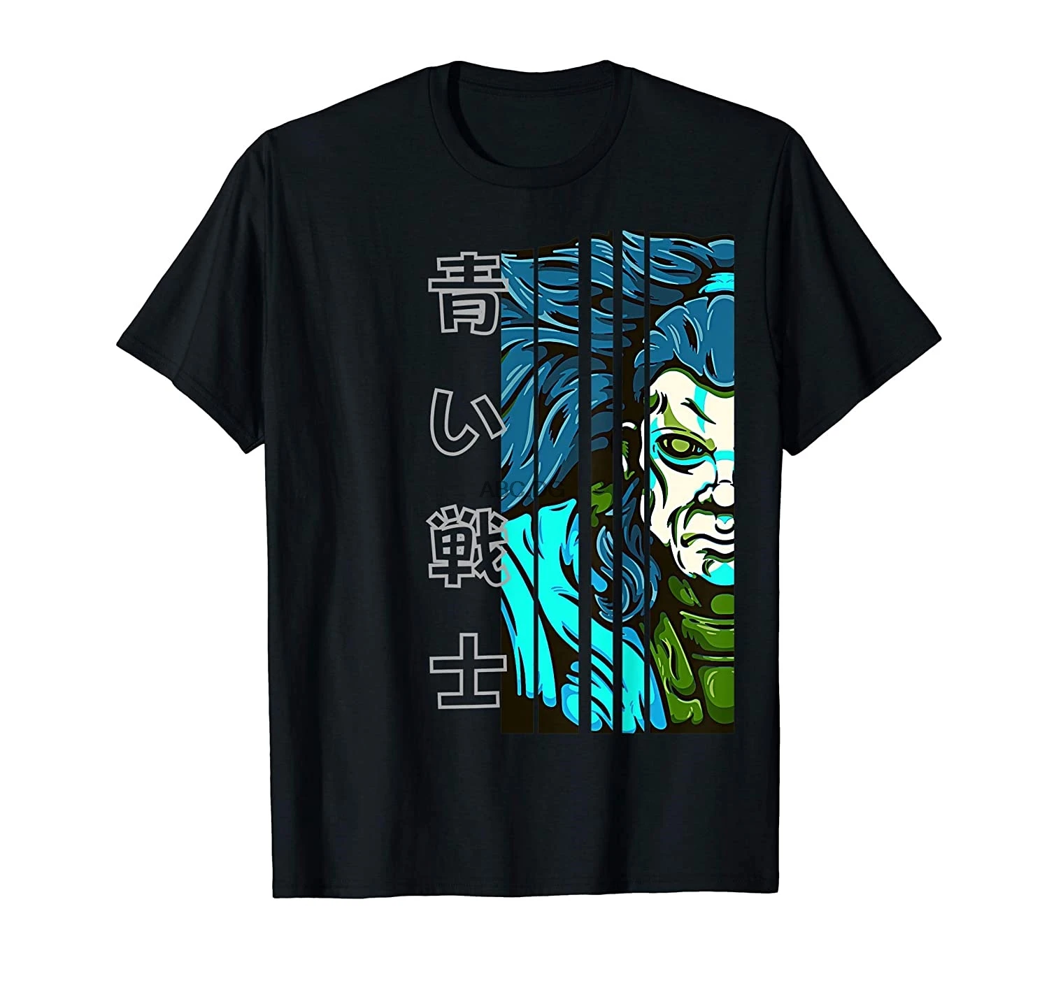 

Camiseta de cultura japonesa para hombre, ropa de calle Kabuki Samurai Guerrero Tokyo