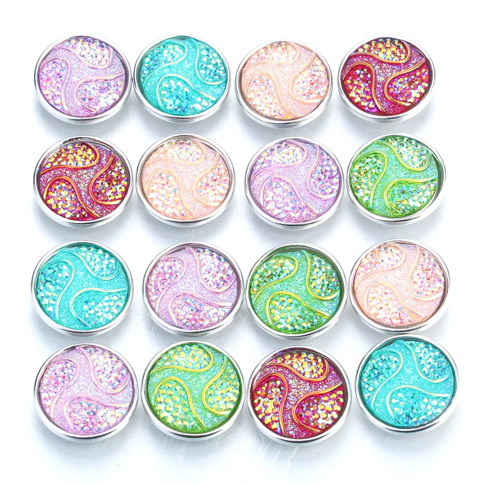 10 шт./лот новые кнопки ювелирные изделия Смешанный стиль Имбирная Смола Кнопки