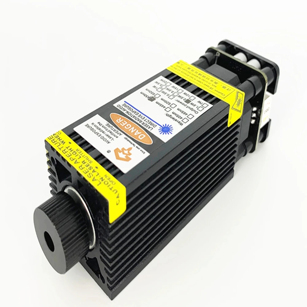 

CNC 2.5W laser head, 2500mw blue laser module Actual wattage. actual power. Efficient light transmission, with TTL/PWM