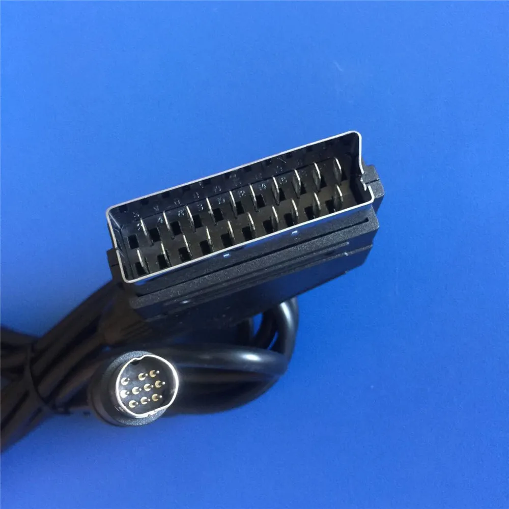 Новинка для игровой консоли SEGA Saturn 1 8 M RGB Scart Cable TV Wire | Электроника
