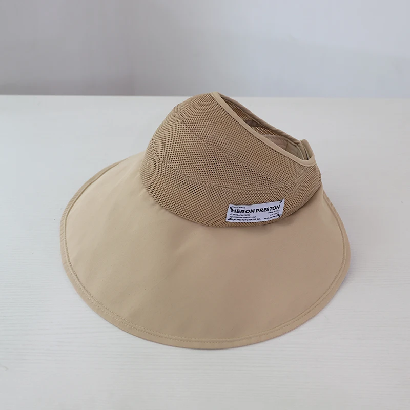 

HUAYAN Summer Empty top Sun Hats Big Brim Foldable Fashion Casual Outdoor Beach Cap For Women UV Protected Hat