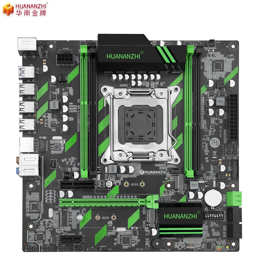 Материнская плата HUANANZHI X79 ZD3 с Xeon E5 2650 V2 2x8 ГБ = 16 Гб 1600 МГц 12800R DDR3 память ECC REG |
