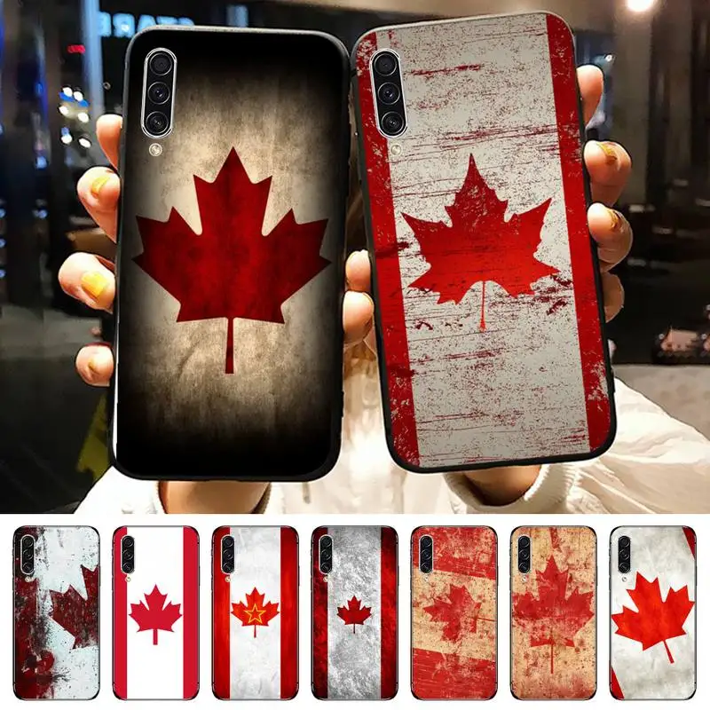 

Canada National flag Phone Case For Samsung galaxy A S note 10 7 8 9 20 30 31 40 50 51 70 71 21 s ultra plus