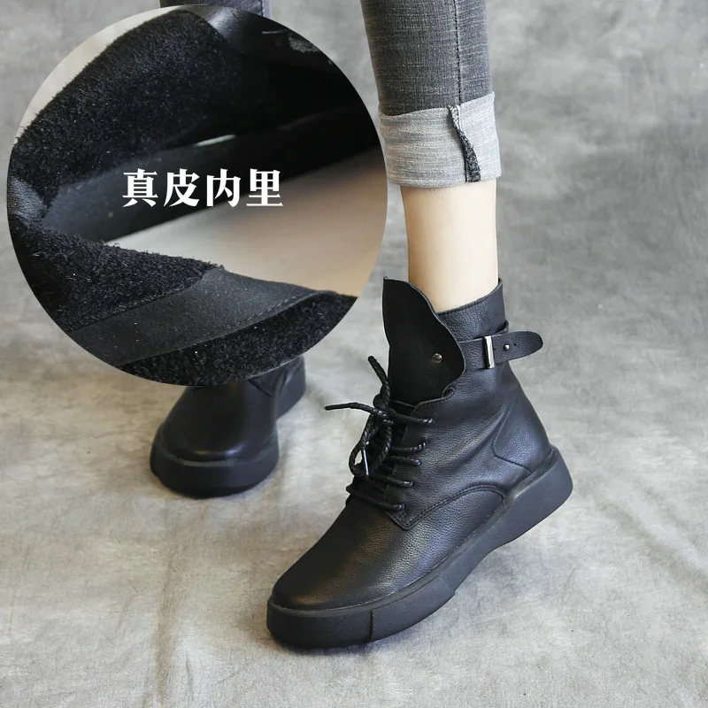 

2020 new boots, handmade leather sandals, leisure flat heeled short boots, women's single boots sandals, cowhide sandals