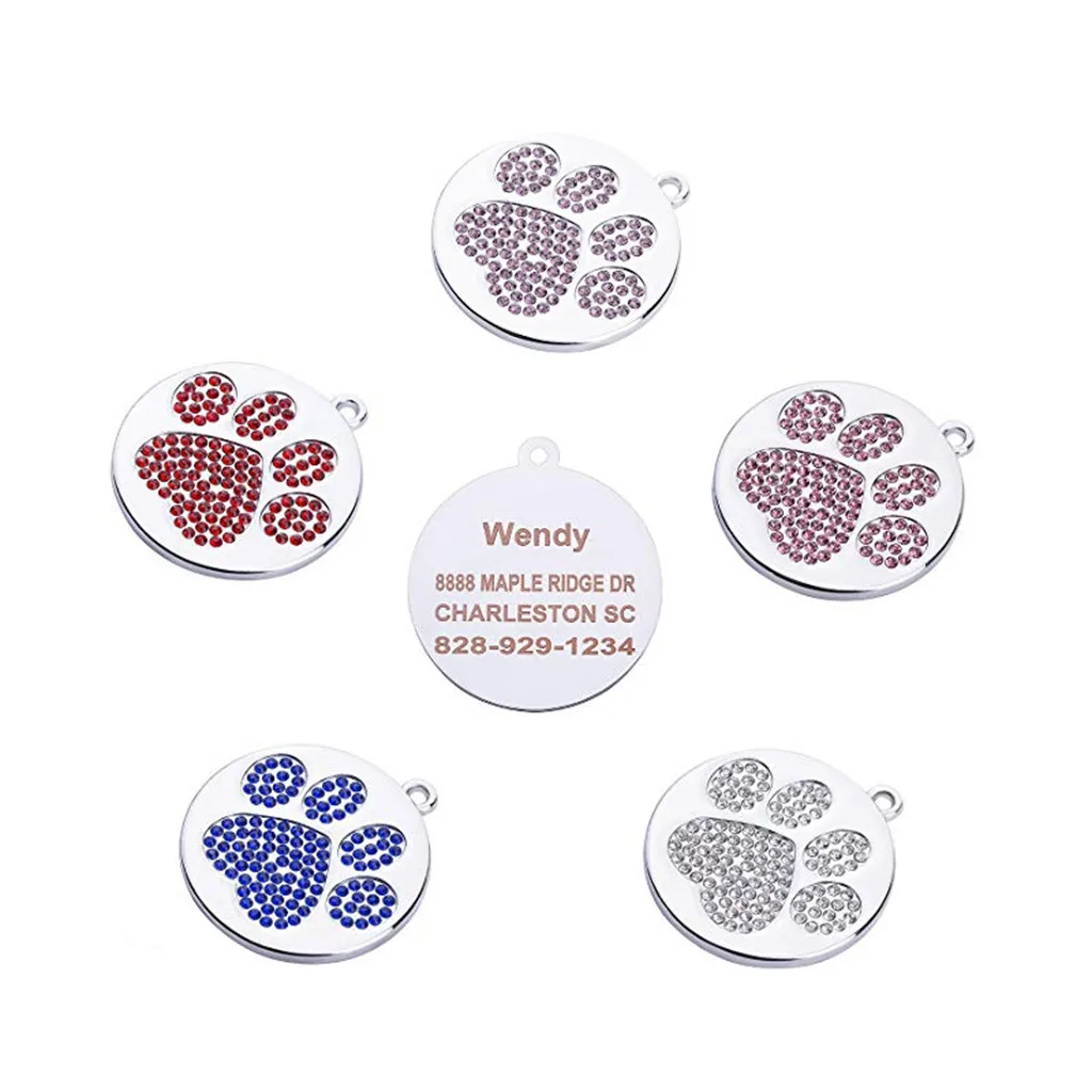 28 мм пользовательская бирка для собак персонализированные аксессуары ошейника