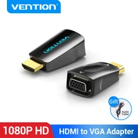 vention hdmi to vga adapter hdmi male to vga 15 pin female adapter hd 1080p audio cable for pc laptop tv box hdmi vga converter