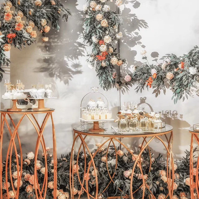 5 шт. новый свадебный реквизит акриловый Железный Цилиндр снек торт еда стенд