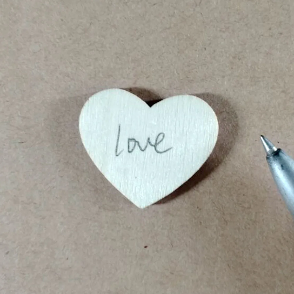 Wood Wedding Signature Book Portable Originality Loving-Heart Chip Birthday Party Supplies Decorative Photo Frame | Дом и сад