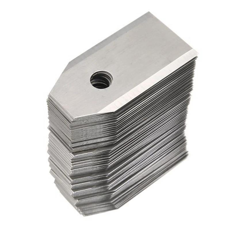 

90 Pcs 0.75MM Silver Garden Tools Stainless Steel Lawn Mower Blade Replacement + Screw Parts for Husqvarna Automower 2021