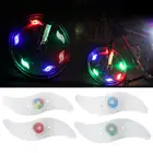 Светодиодная подсветка для спиц велосипедных колес в форме ивы, водонепроницаемый аксессуар для велосипедных колес, лампа, аксессуары для велоспорта