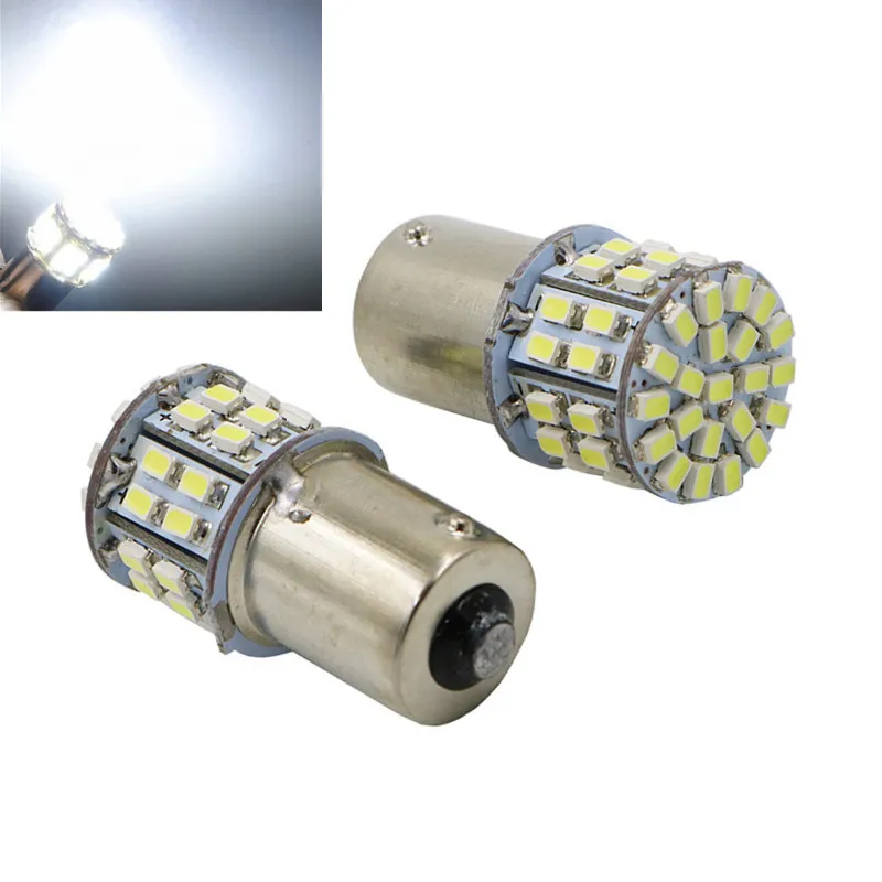 2X автомобиля ba15s 1156 P21W BAU15S PY21W 50 светодиодный 50smd резервного копирования индикатор