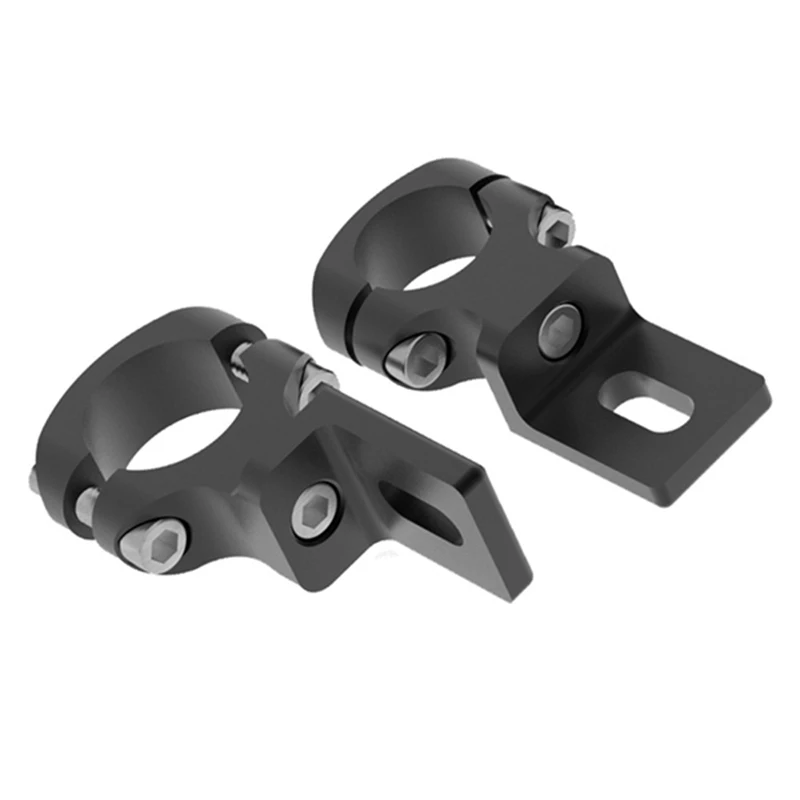 

2PCS Universal Handlebar 22mm Motorcycle Headlight Bracket Spotlight Holder Tube Clamp for Cafer Racer Chopper,TG80