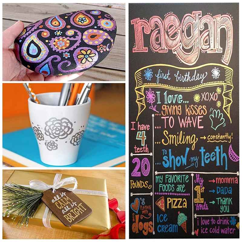 Металлический маркер цветные чернила водяной мел ручка для скрапбукинга