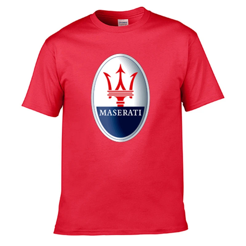 

Summer Car Logo Maserati Men's 3D Printing T-shirt Oversized Sweatshirt Streetwear O-neck Short-sleeved Shirt New Top 110-6XL
