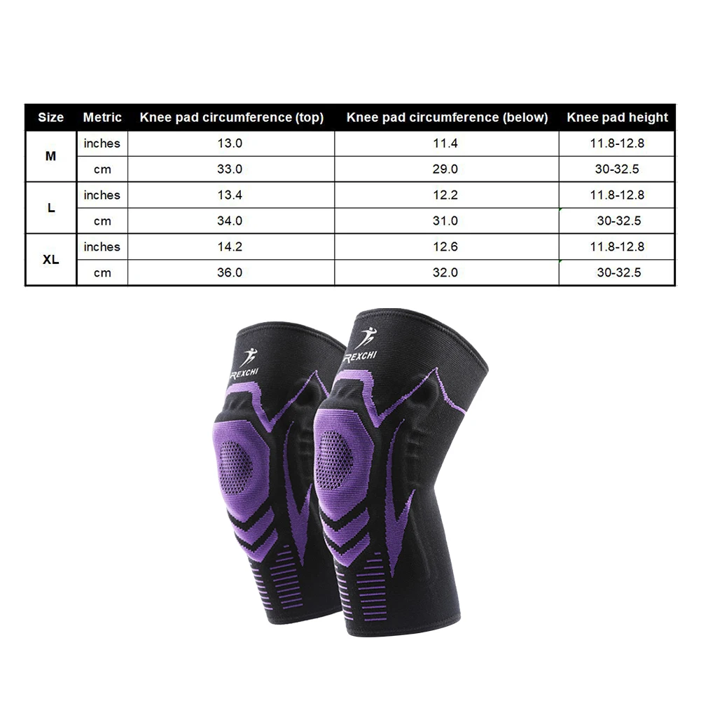

2pcs Men Women For Running With Shockproof Silicone Knee Support Outdoor Sports Patella Breathable Basketball Spring Stabilizer