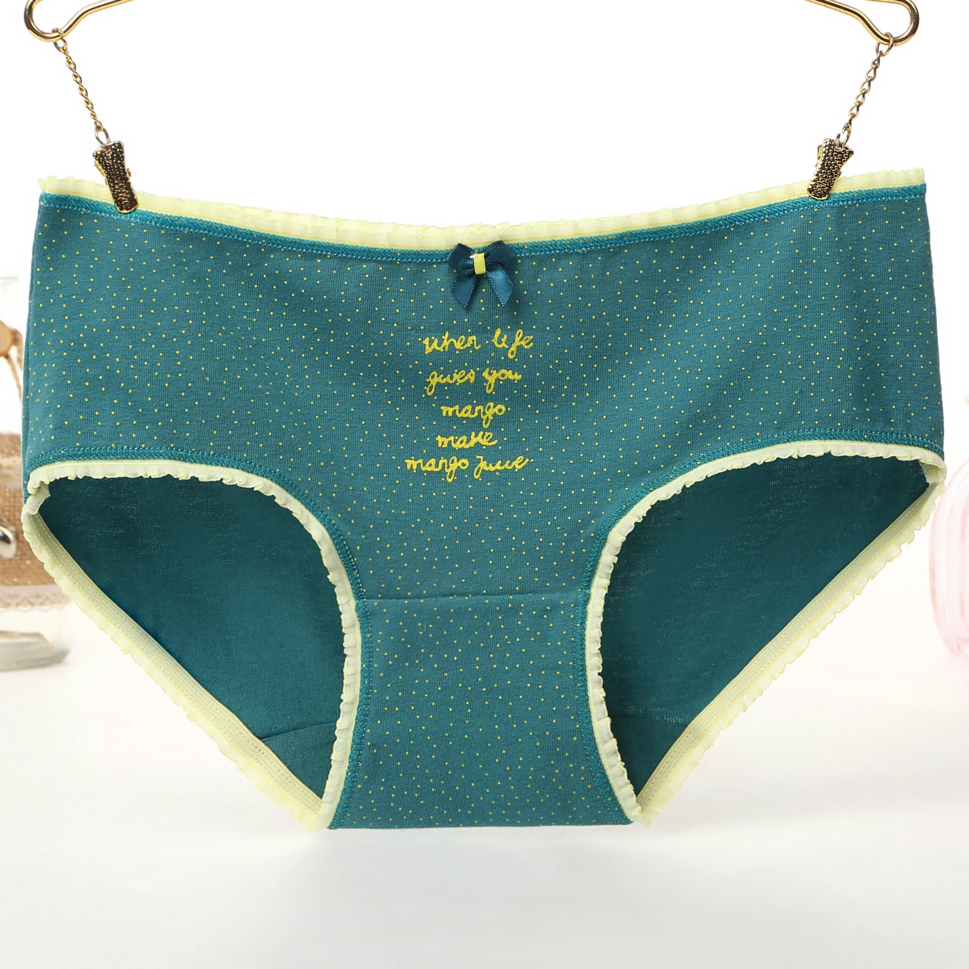 3 шт./лот трусики большого размера Лидер продаж хлопковое женское милое нижнее