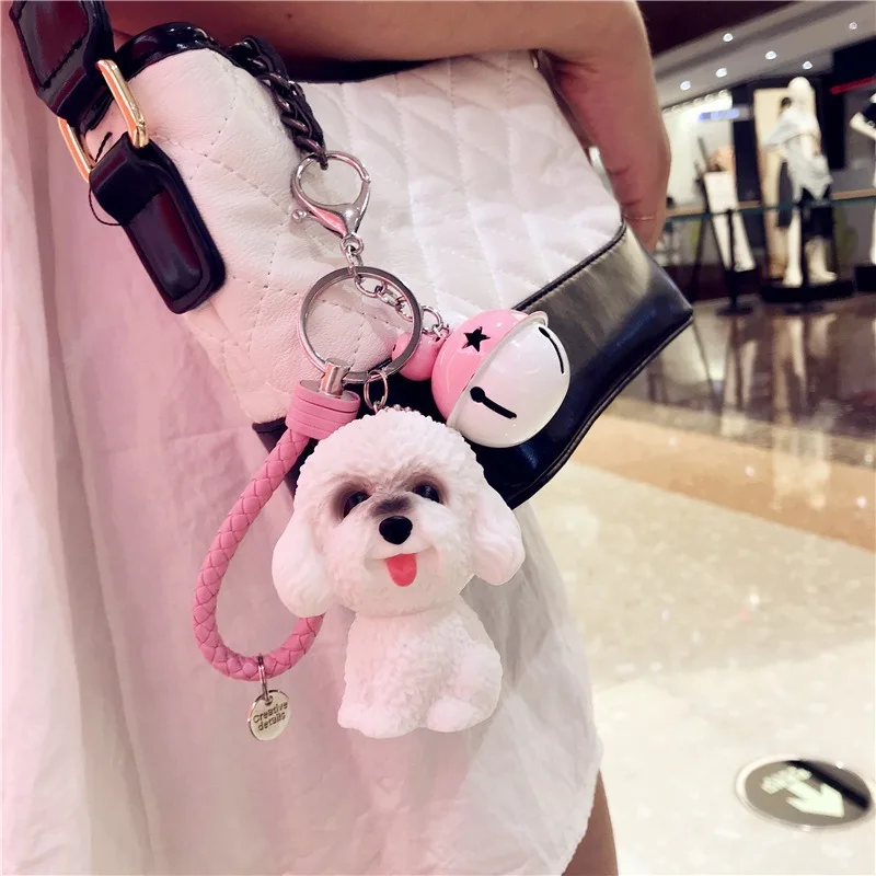 Брелок с куклой Хаски Тедди брелок подвеской в виде собаки милый мультяшный для