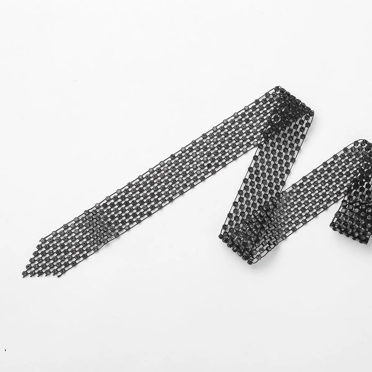 

Fashion Neckties Women Sparkle Glitter Rhinestone Inlaid Necktie Full Shiny Crystal Necklace Dance Club Costume Accessories