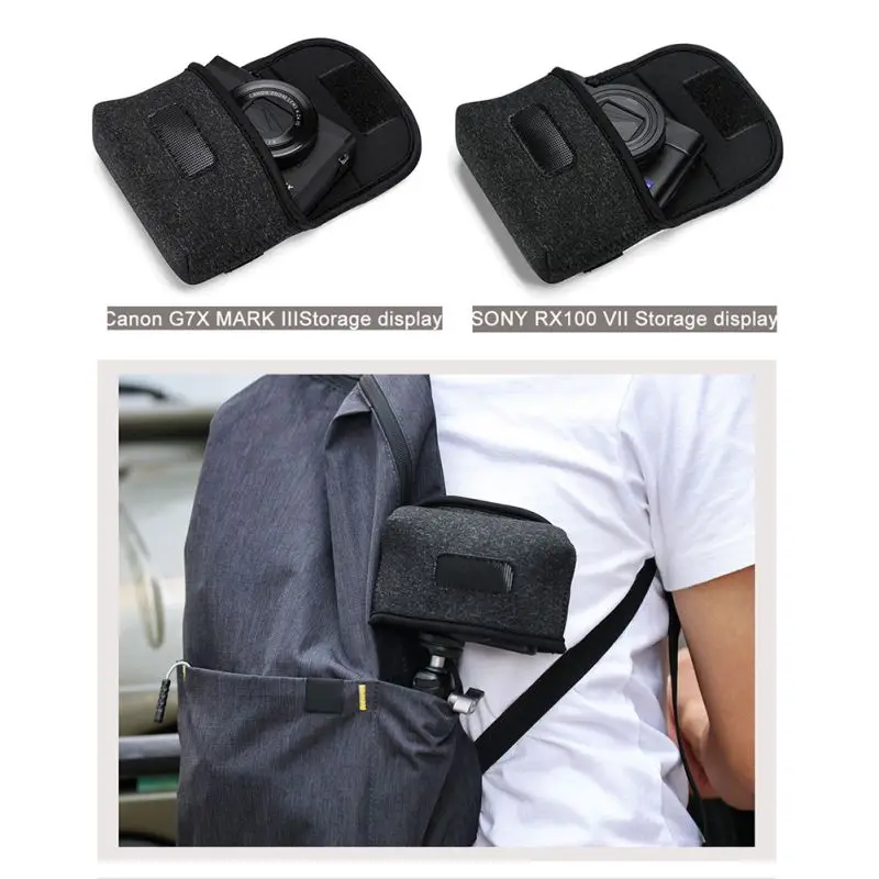 UURig R014 сумка для камеры защитный чехол хранения Sony RX100 VII Canon G7X Mark III аксессуары Point