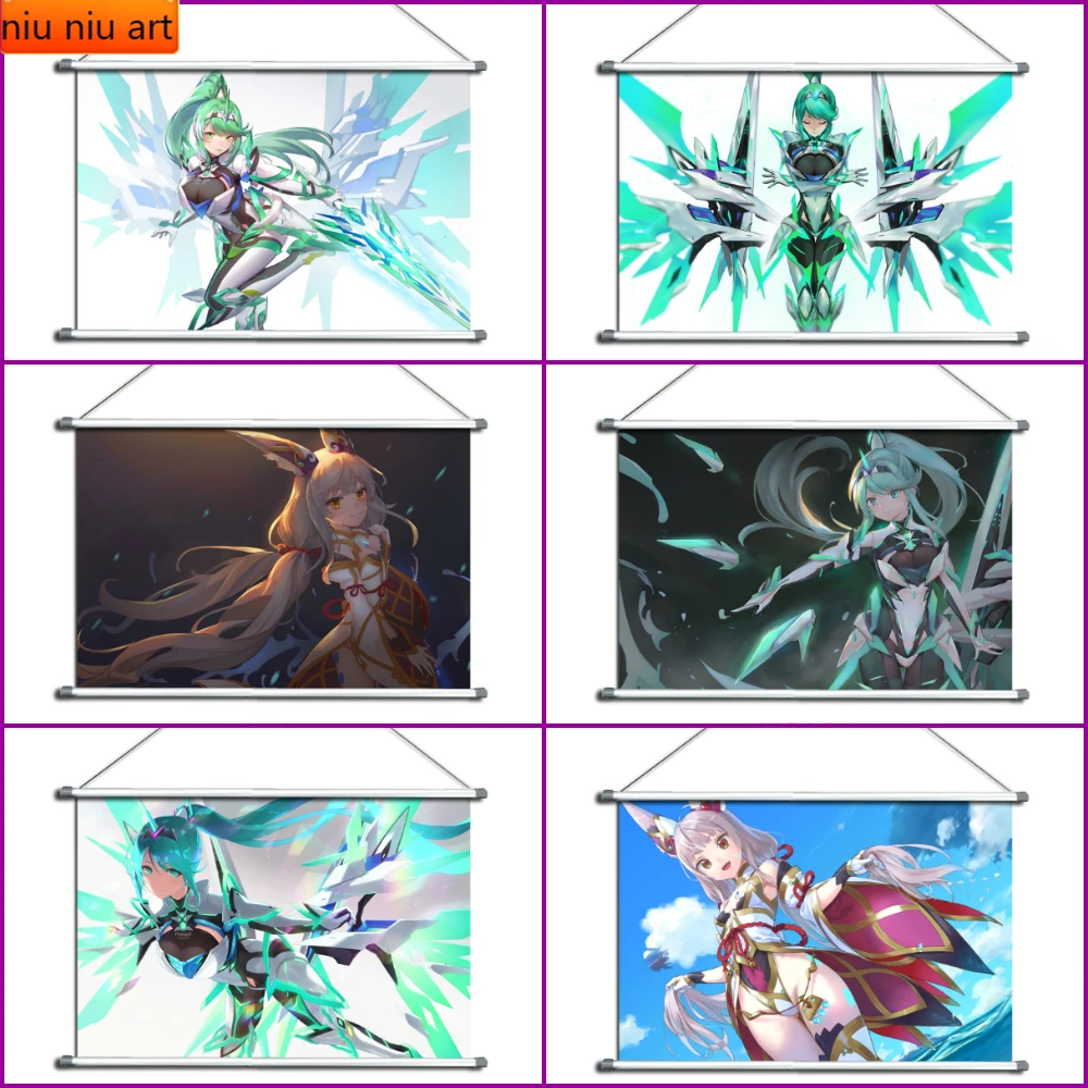 Алмазная 5D Мозаика из аниме Xenoblade летопись 2 пневма ния алмазная живопись инкрустированная алмазами DIY украшение для дома