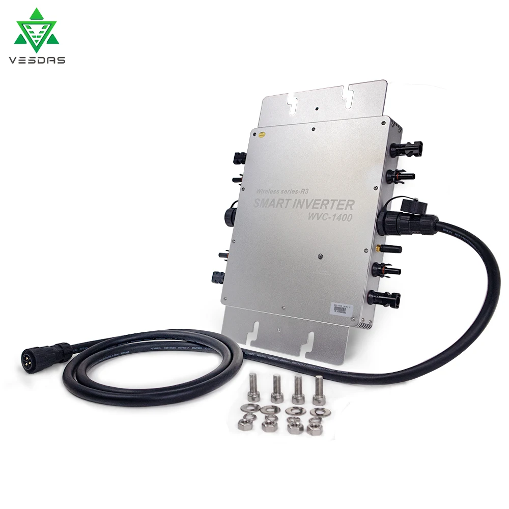 IP65 водонепроницаемый MPPT 1400 W Сетка Tie Micro Инвертор 22-50 V постоянного тока до 110 V/220 V для 36 V 1400 W PV системы