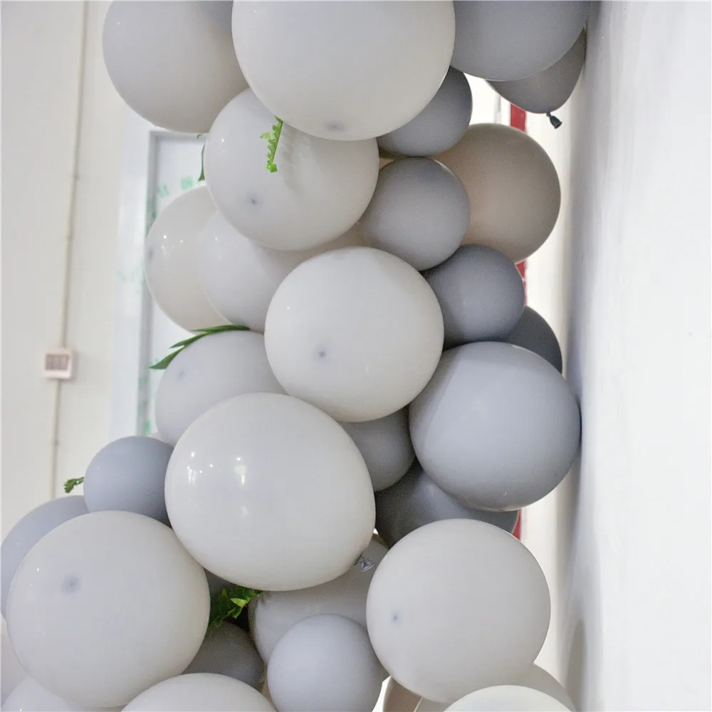 128 шт./компл. 5 м серый фотоэлемент серые и темно-серые шары украшение вечерние