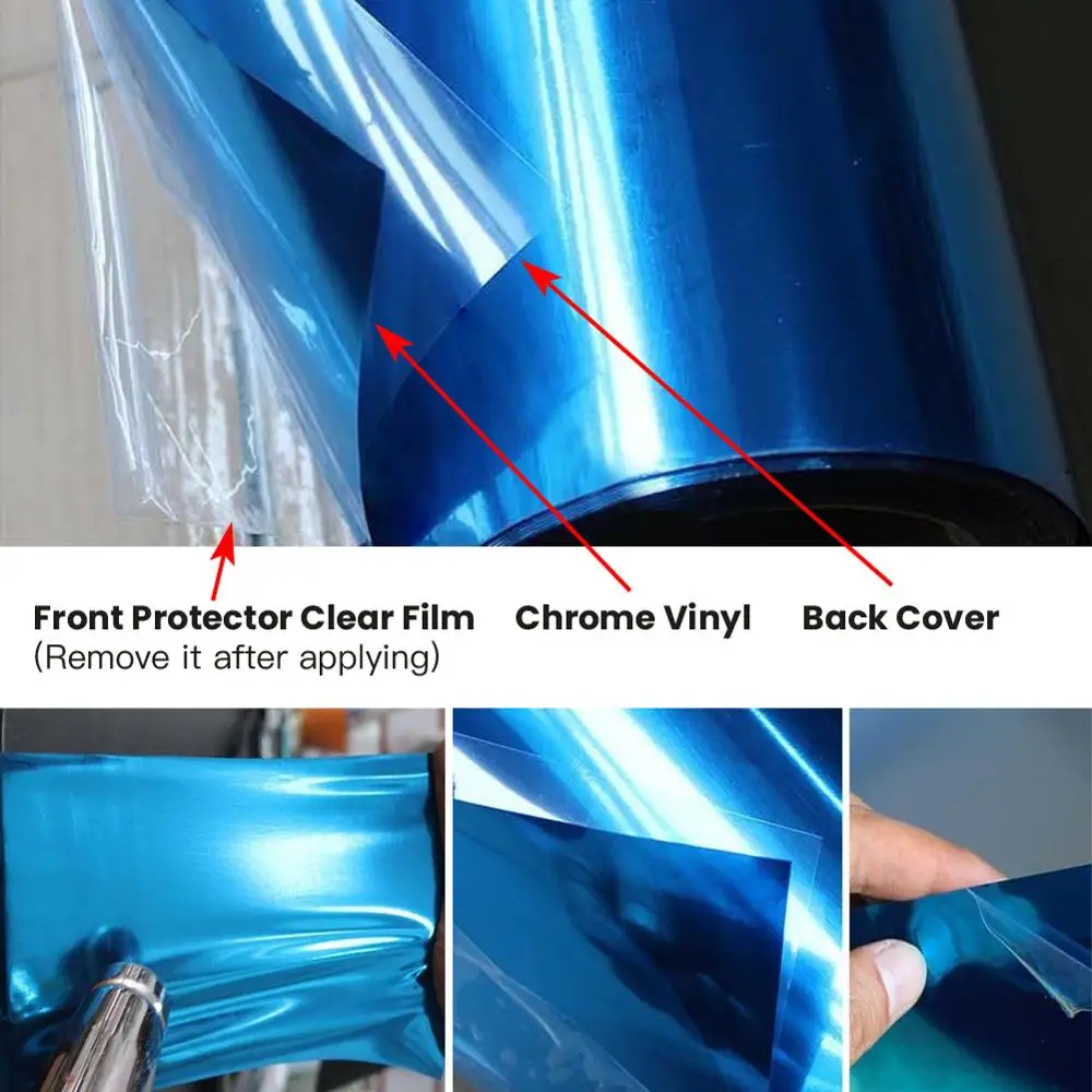 

30*152CM Colorful Glossy Vinyl Film Gloss Glossy Car Wrap Foil Sticker With Air Bubble Free Motorcycle Car Wrapping