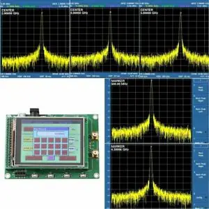 ADF4351 RF источник сигнала развертки плата генератора 35 M-4,4G+ STM32 TFT сенсорный ЖК-дисплей
