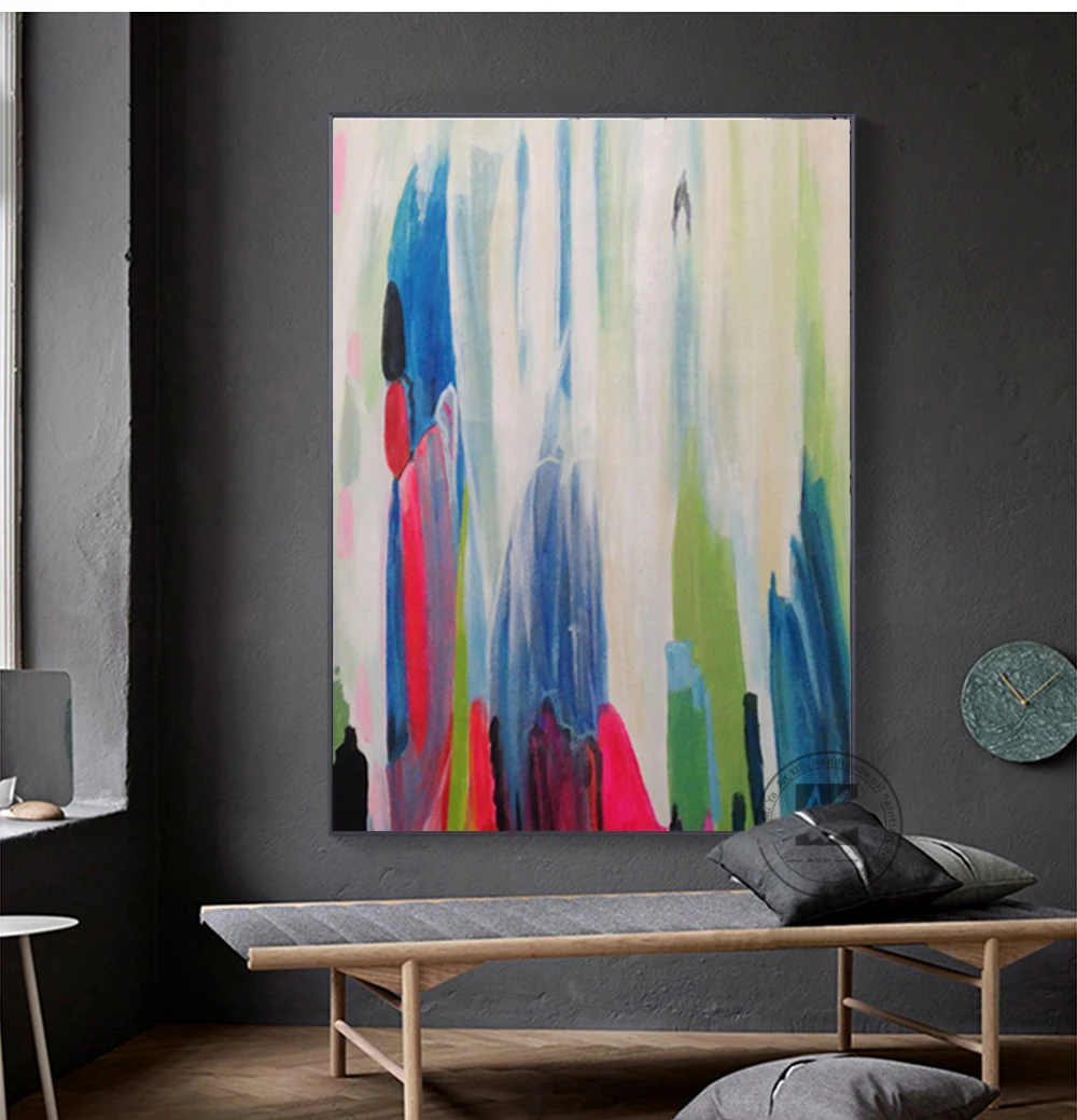 Картина для гостиной декоративная настенная живопись ручная работа абстрактное