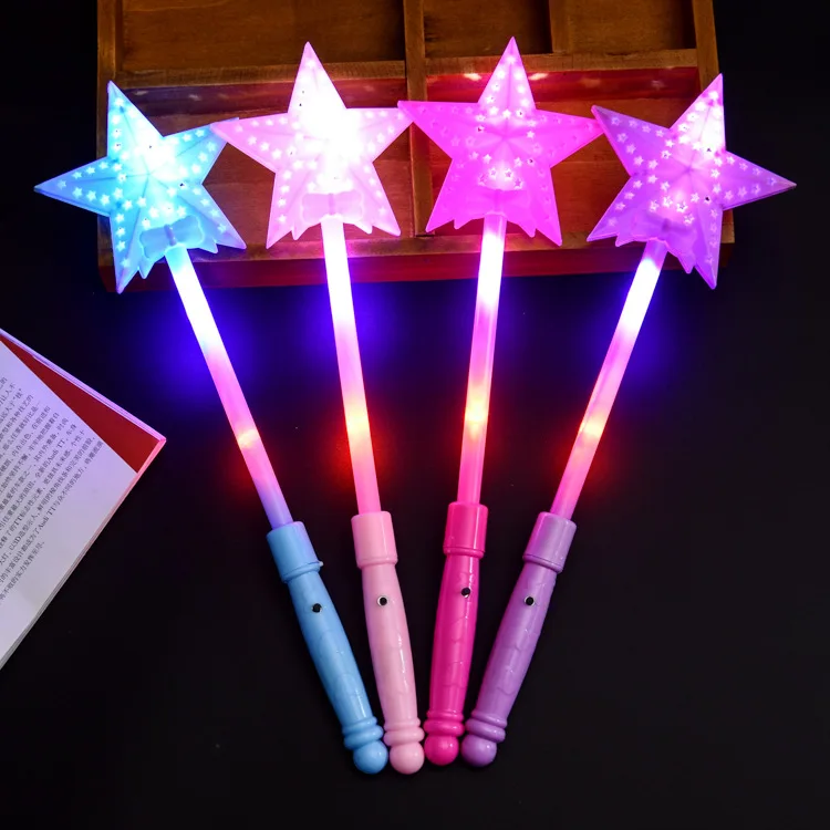 

Hs детские светящиеся игрушки, пятиконечная звезда, флэш-палка, звезды, Волшебная балка, Детская фея, звезда, удочка, игрушка, подарки