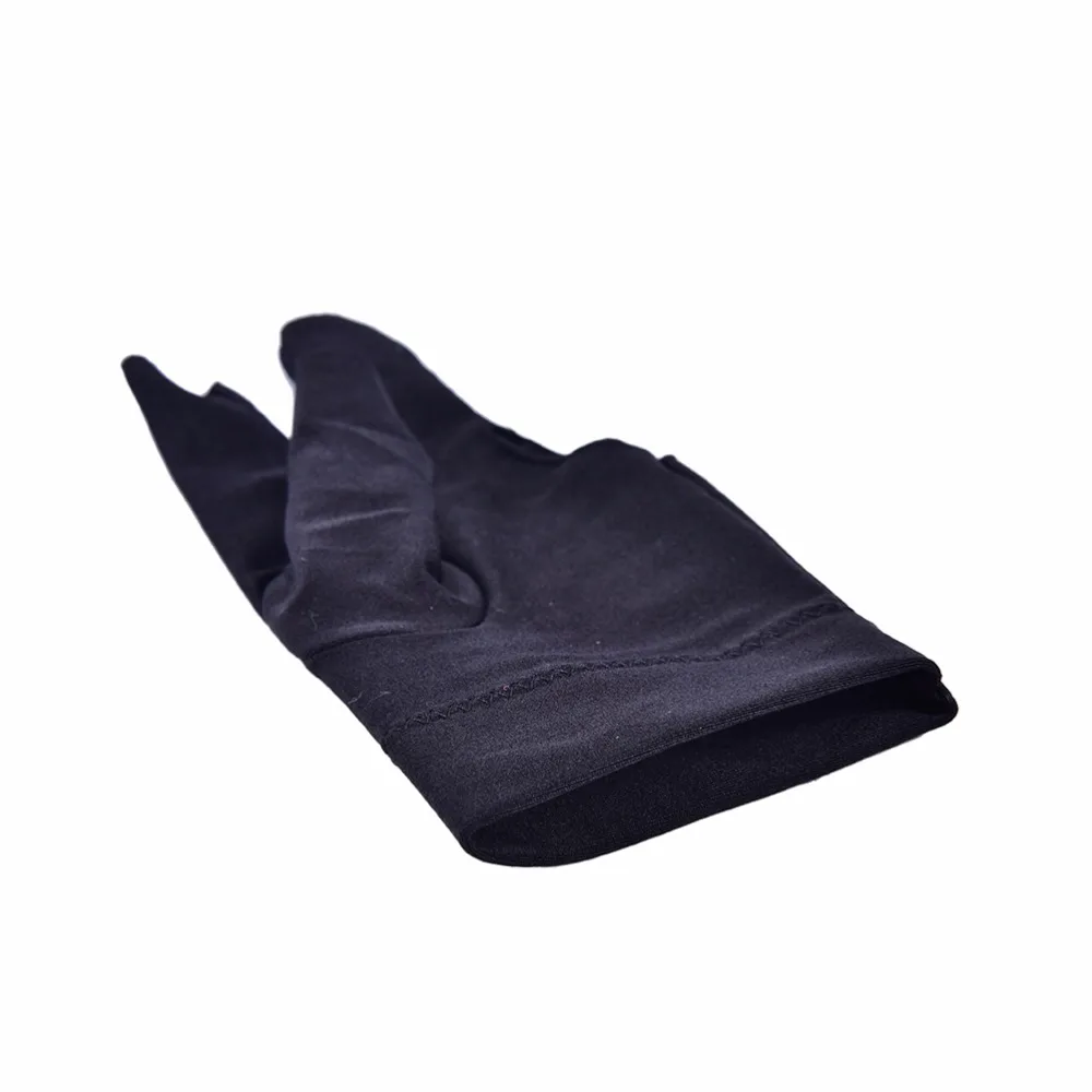 

HOT Glove Spandex Snooker Billiard Cue Glove 1Pc Pool Left Hand Open Three Finger