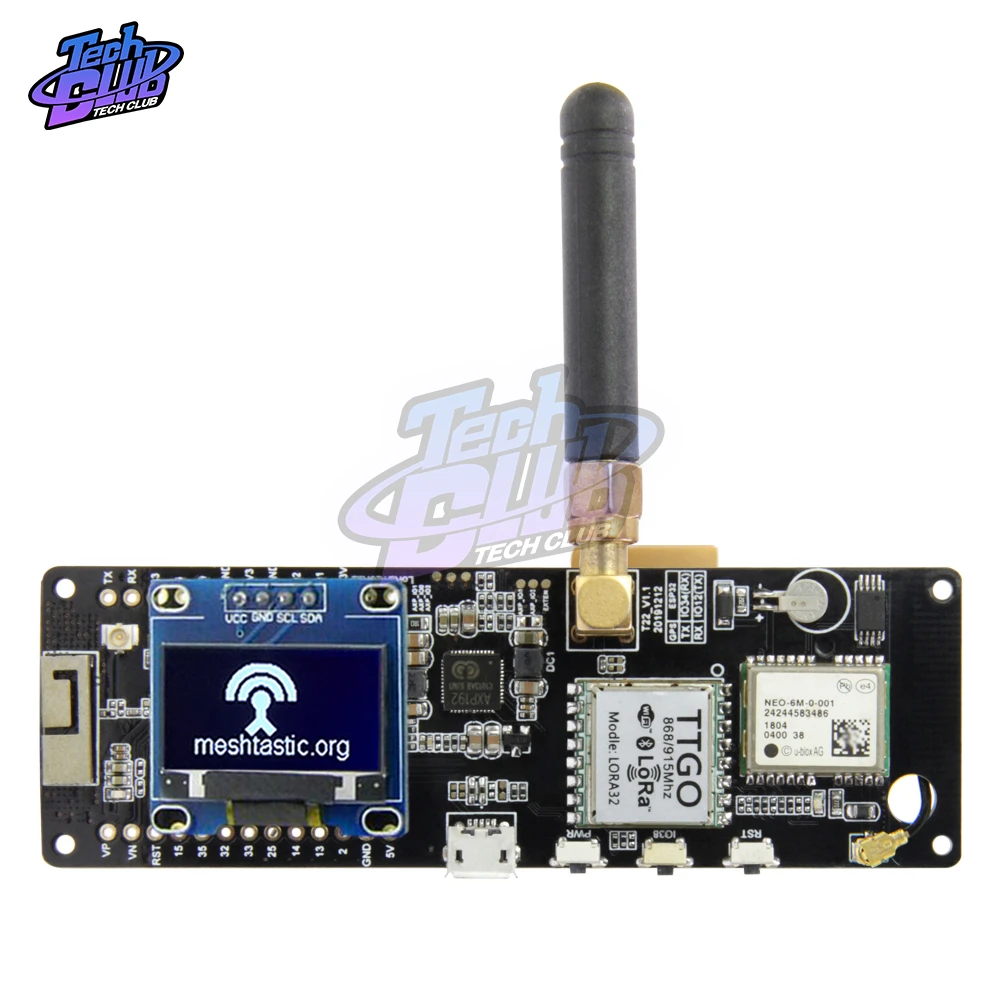 T Beamv ESP32 чип Bluetooth WiFi Беспроводной модуль LoRa GPS NEO 6M SMA с OLED Экран макетная плата