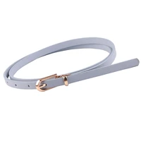 thin waist belt metal buckle casual pu leather belt clothes accessories for women designer belts high quality new