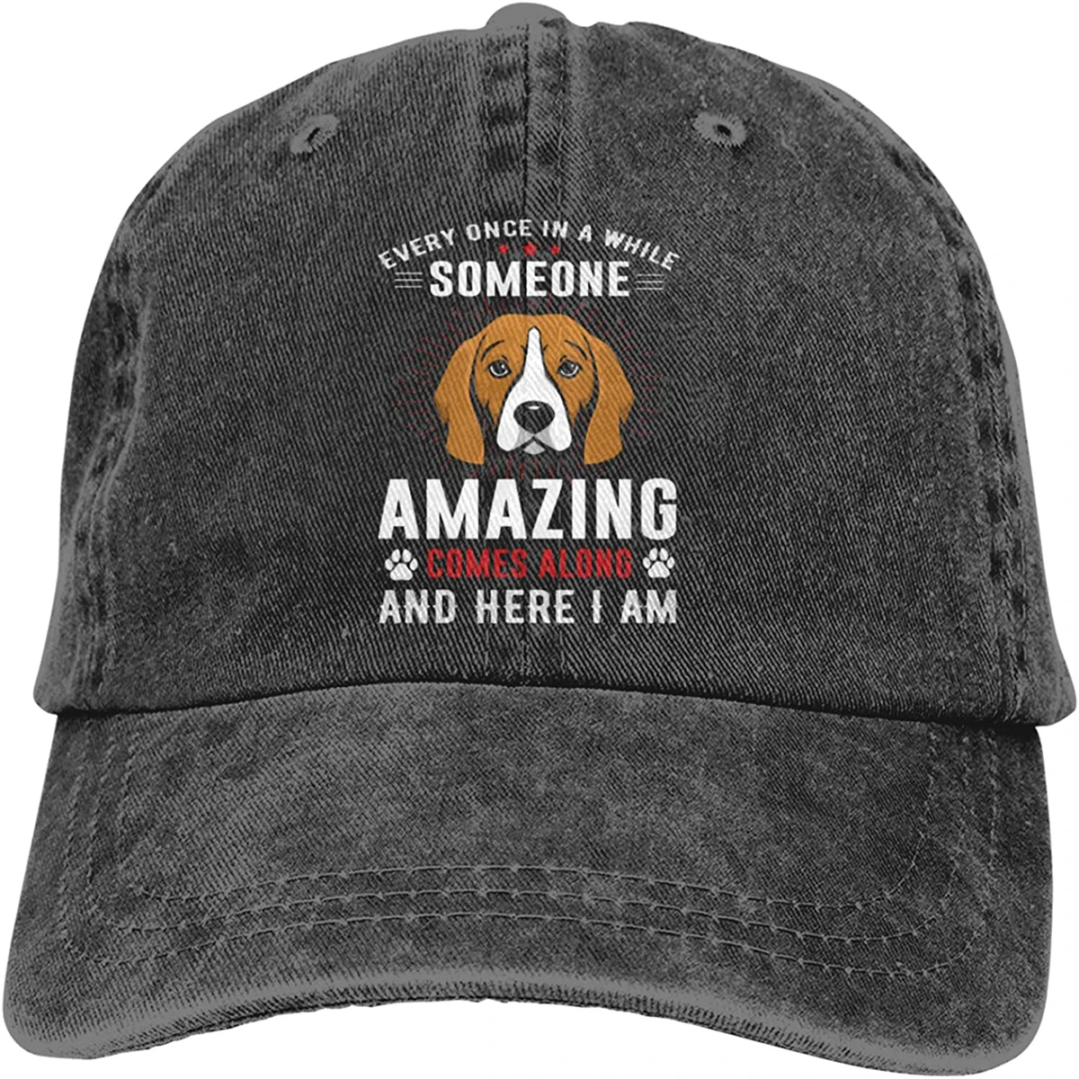

I Am Pet Dog Customized Printed Pattern Adjustable Unisex Baseball Cowboy Hat