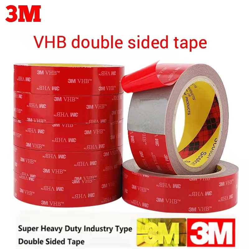 

5608 Thickness 0.8mm 3M Double Sided Tape For Car VHB Strong Sticky Adhesive Tape Anti-Temperature Waterproof Office Decor