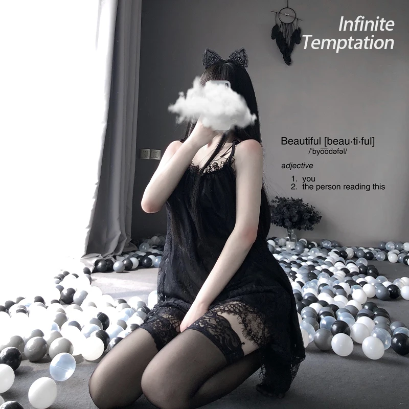 

Сексуальная Женская Сексуальная эротическая ночная рубашка с открытой спиной