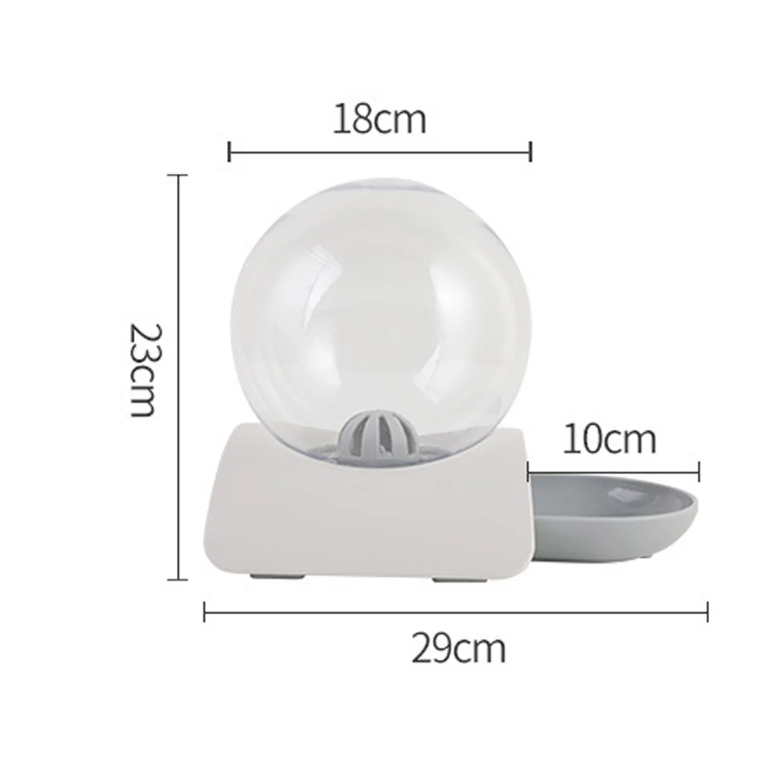 

2.2L Pet Dog Cat Bowl Automatic Feeder Cats Food Container With Waterer Fountain Kitten Bowls Slow Food Feeding Pet Supplies