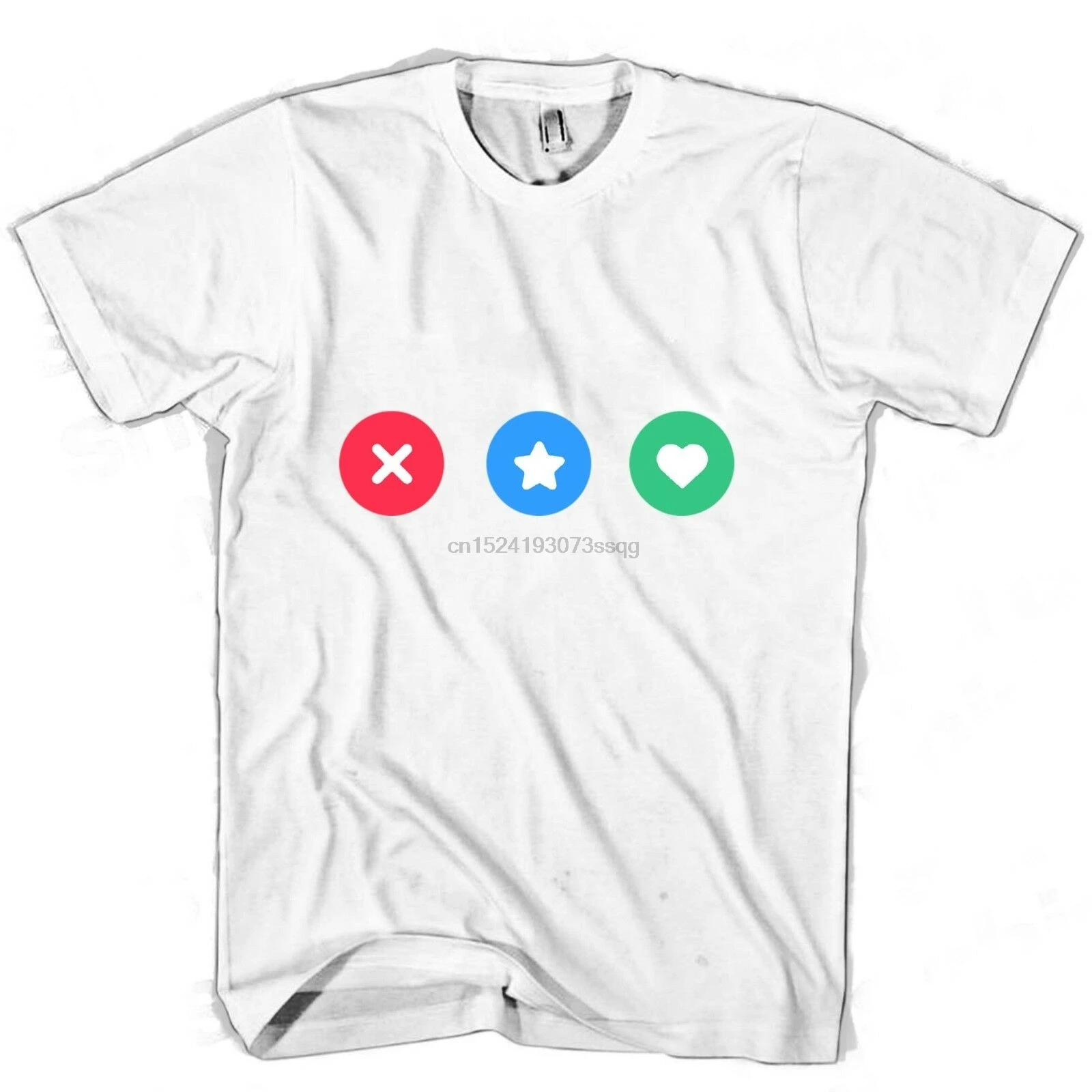 Мужская и женская футболка Tinder Superlike | одежда