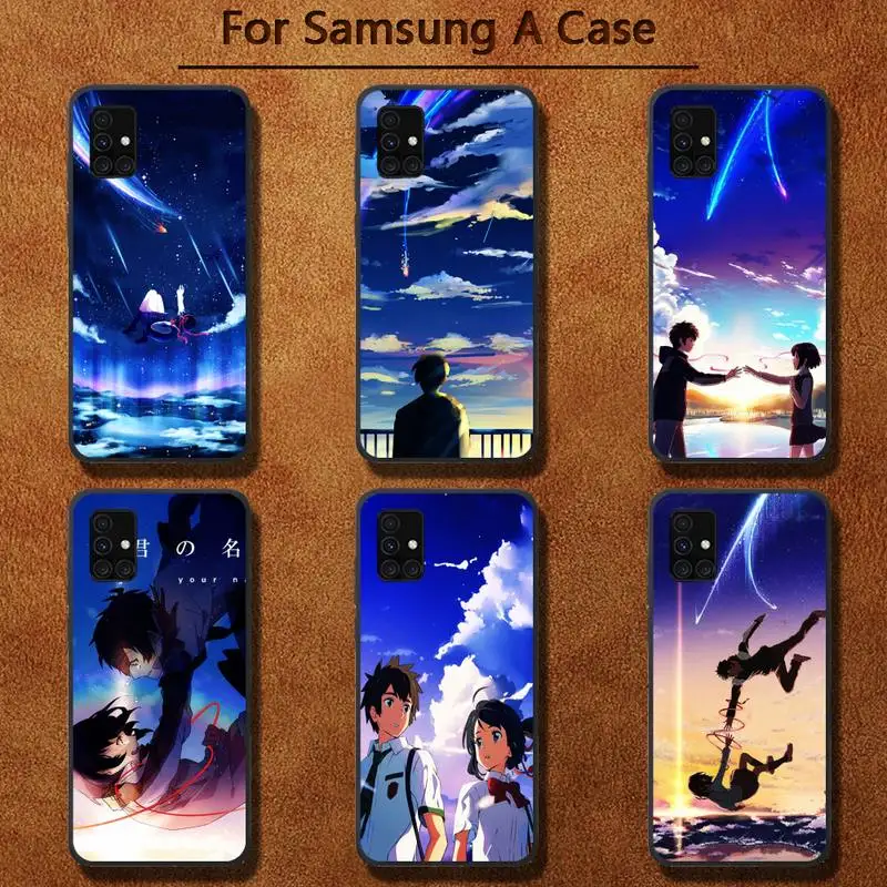 

Anime Your Name Phone Case for Samsung A91 01 10S 11 20 21 31 40 50 70 71 80 A2 CORE A10
