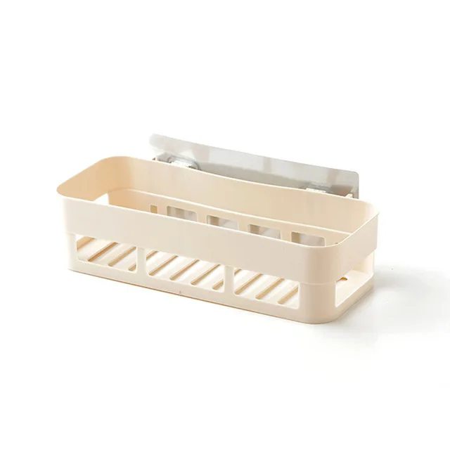 

Клейкая пластиковая угловая полка для ванной