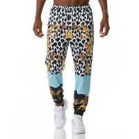 fashion men joggers trousers 3d leopard starfish pattern print long sweatpants cool casual comfortable streetwear ck19