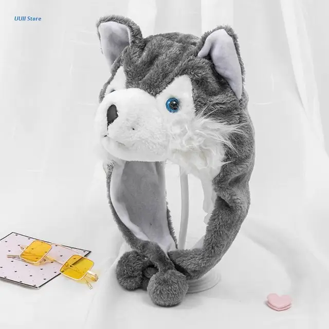 Wolf Ears Super Z Outlet Husky Timber Wolf Cute Plush Animal