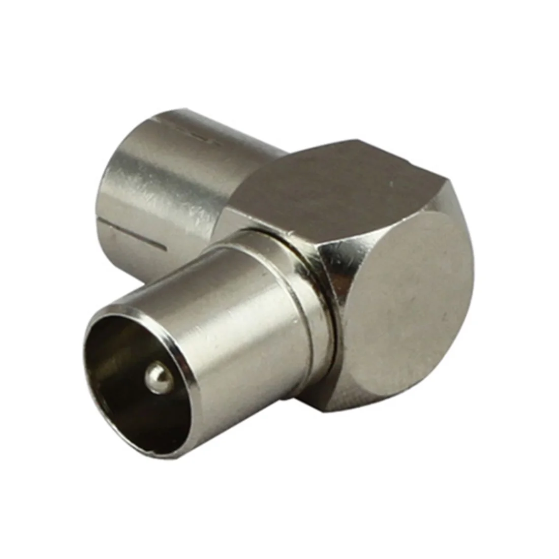 

2pcs Metal TV Aerial Connector Curved Male To Female Plug Set-top Box RF Coaxial F Type Parts Adapter Right Angle 90 Degree