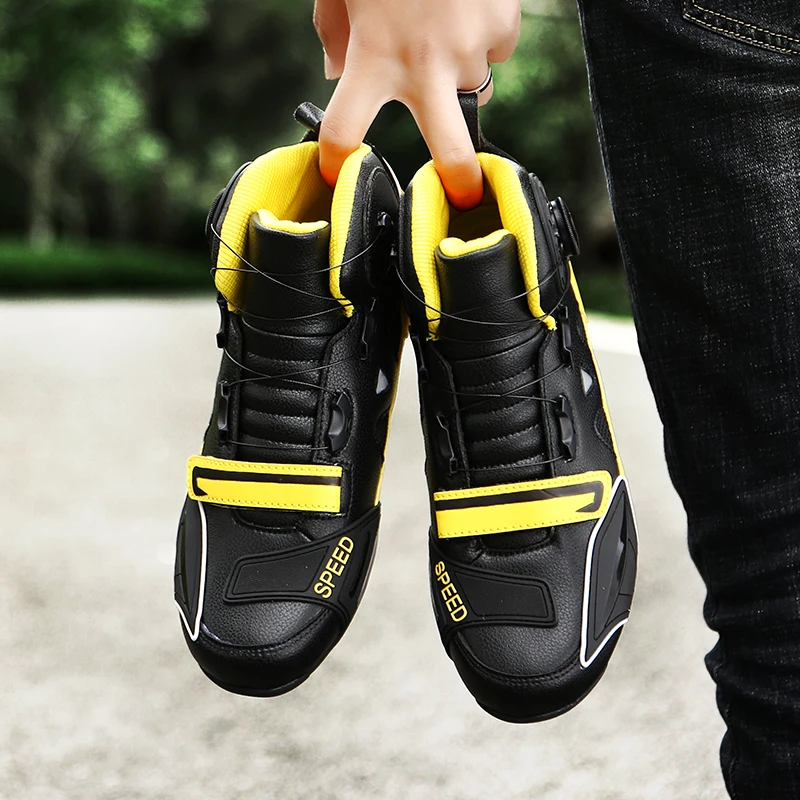 Водонепроницаемые мотоциклетные ботинки для верховой езды мужская повседневная