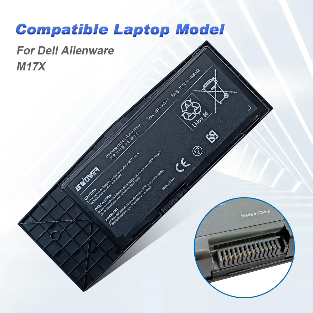 SKOWER Аккумулятор для ноутбука DELL Alienware M17X R3 R4 Замена BTYVOY1 C0C5M 7XC9N 5WP5W