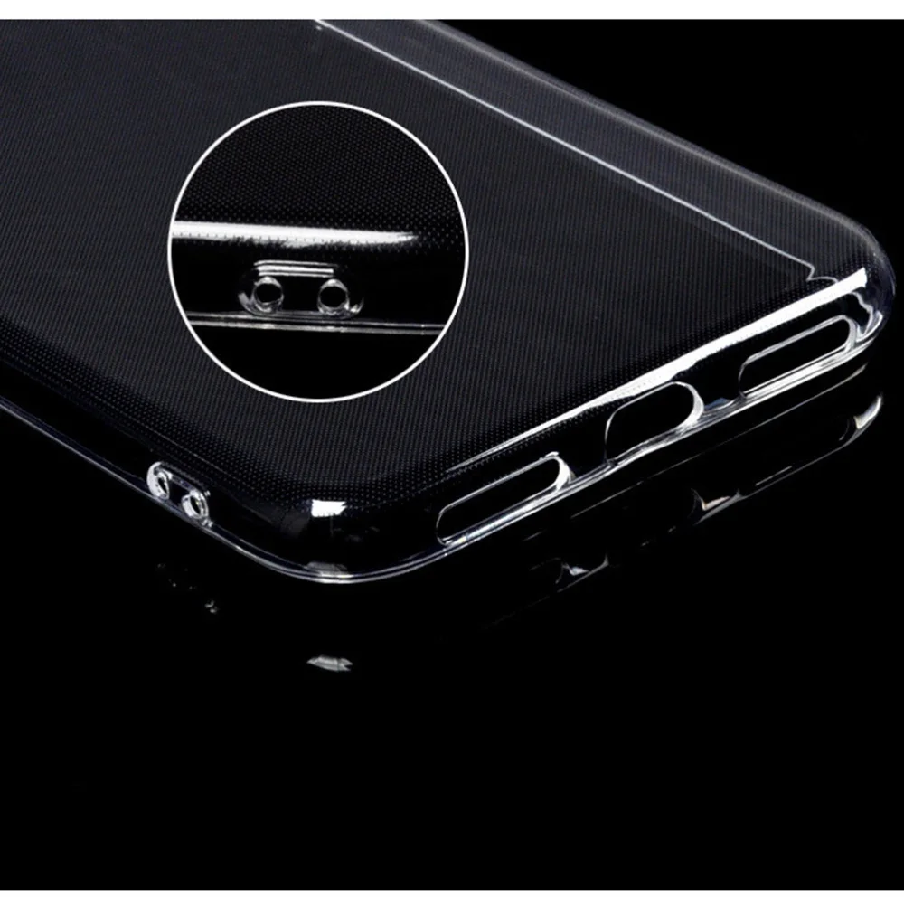 

Ultra Thin 0.8MM Crystal Clear Transparent Impact-resistant Flexible TPU Protective Cover Shell Slim Phone Case for App