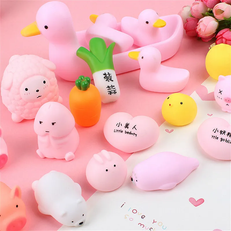 1 шт. декомпрессия Kawaii милая игрушка для дня рождения вечеринки животных