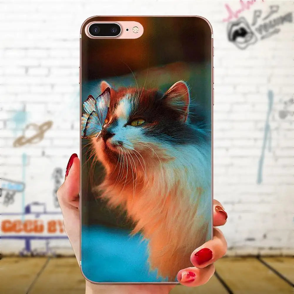 Бабочка Стенд на нос кота ТПУ Новый стиль для Huawei NOVA 2 V20 Y3II Y5 Y5II Y6 Y6II Y7 Y9 G8 G9 GR3 GR5 GX8