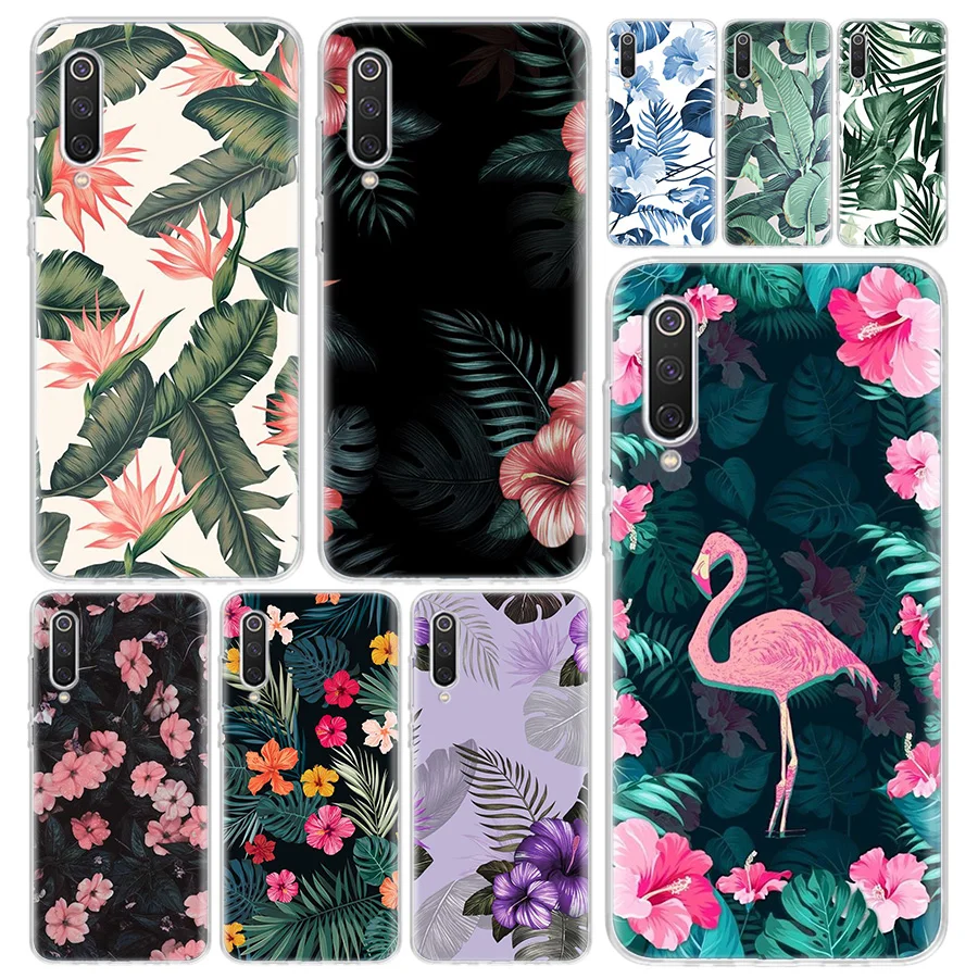 Чехол для телефона с рисунком банановых листьев тропический чехол Xiaomi Redmi Note 9S 8 8T