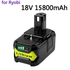 Перезаряжаемый литий-ионный аккумулятор для Ryobi P108 RB18L40, 18 в, 15800 мАч